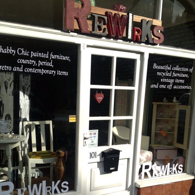 we sell lots of recycled, reused furniture. stocking Autentico paint too