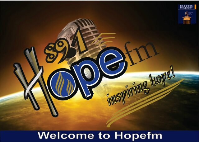 #WeInspire #WeEducate #WeInform #WeareHopeFm.Babcock Uni official Radio station.A full-service station with entertainment, news,sports,Fashion.etc.