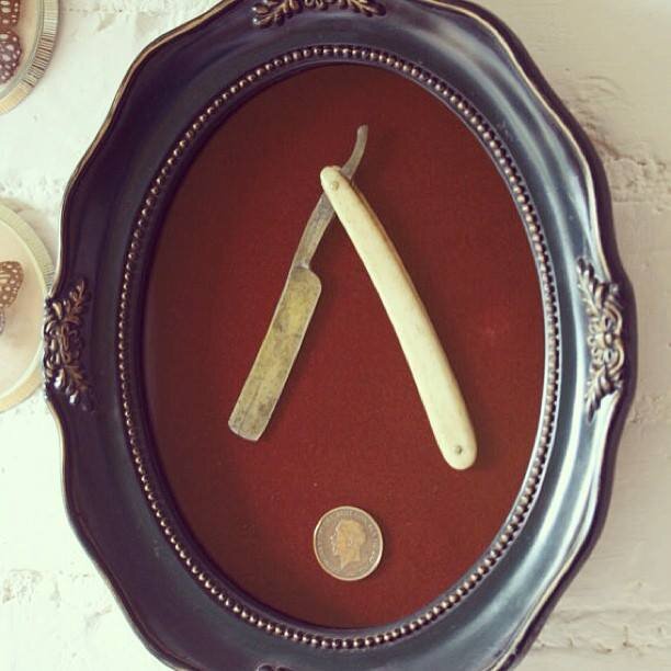Quality handmade one off pieces, mantiquities, vintage barbershop and wet shave badassary