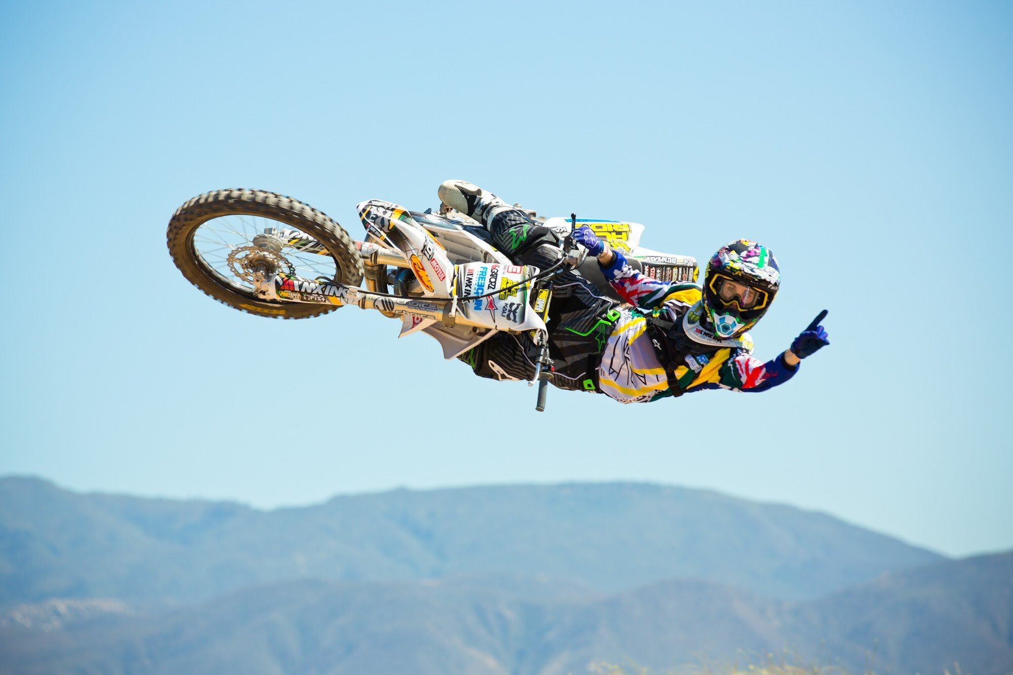 Liefhebbers van extreme bike sporten