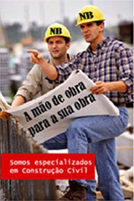 Mão de obra temporária ou efetiva, para construtoras e empreiteiras.