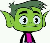 Im beastboy . dude follow me ! #taken by @starfire_xo I love her very much!