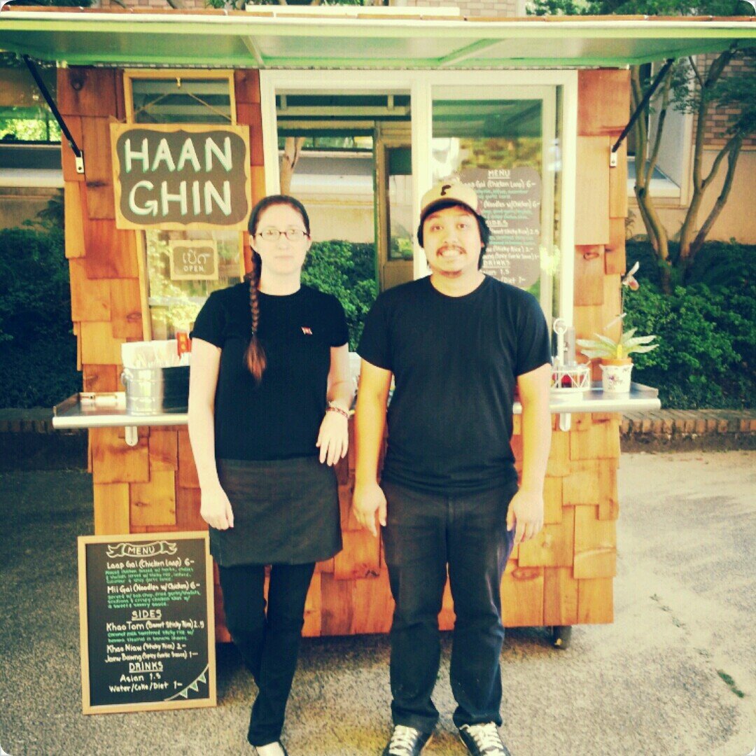 Haan Ghin Food Cart -

Serving up Laotian food @PSU. 

Portland, OR.