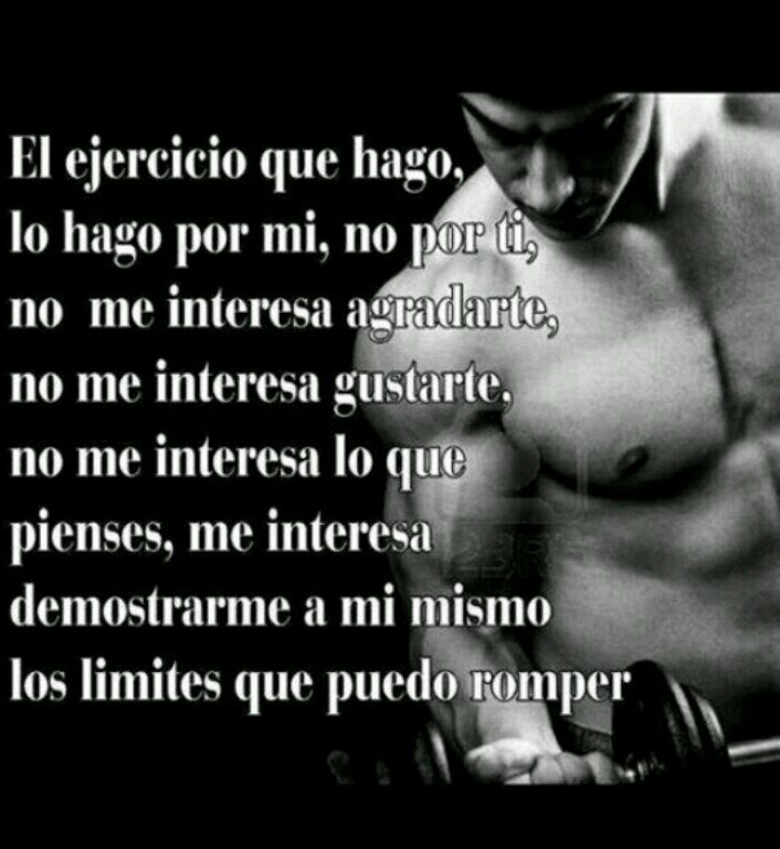 Mañana puedes tener agujetas o puedes tener remordimientos...TÚ DECIDES. volumen/ definición/ elaboración de dietas/ preparador físico #suplementos #gym