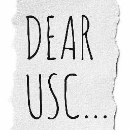 Dear_USC's profile picture. A place to rant and rave about everything  at USC. Email us at dearuscgamecock@gmail.com. Associated with The Daily Gamecock and tweets may be printed.