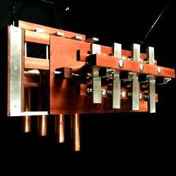 Social Vibes is a robotic musical instrument played by mining Twitter for users emotional states and mapping those to respective musical tones.