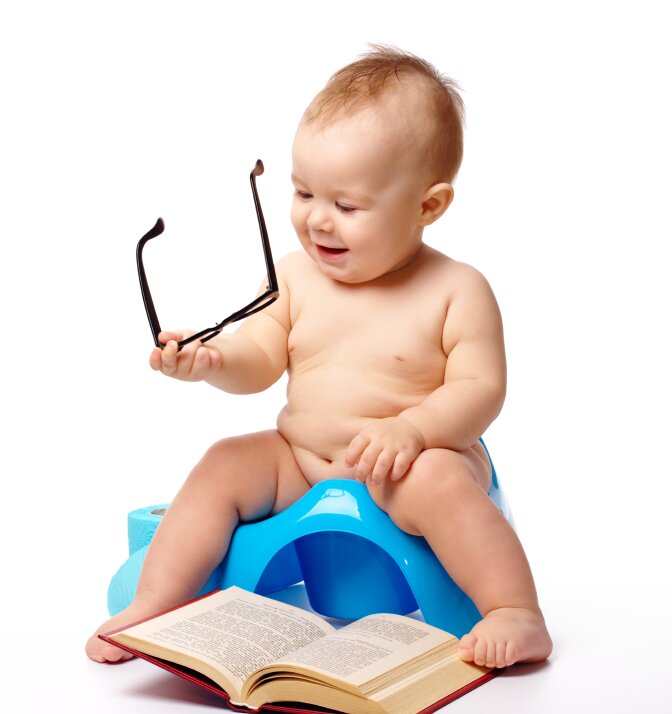 Up to my ears in potty training. ;-)