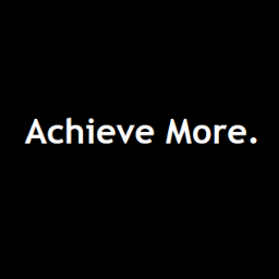 Make achievement fun.