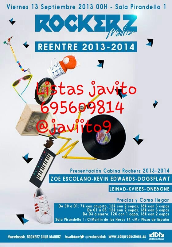 listasrockerzj's profile picture. Todos los viernes en la sala marco aldany rockerz club madrid .listas javito 695609814