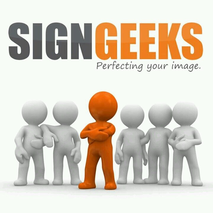 SIGNGEEKS_LA's profile picture. We provide all types of signs, banners, vehicle graphics, window lettering, business cards, flyers and graphic design services.