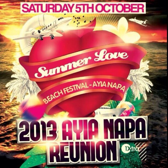 Summer Love Beach Festival Ayia Napa Cyprus. July 9th & 23rd #AyiaNapa2013 Info Email Info@summerlovebeachfestival.com Press @TenletterPr 07793206262 (PR Only)