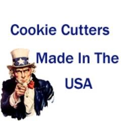 USA made tin cookie cutters and FREE SHIPPING in the USA!