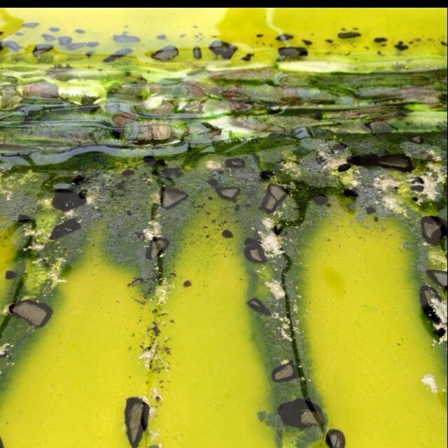 I design and create fused glass wall art and kitchen and bathroom splashbacks. Bespoke design service available