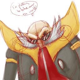 Evil genius mustached and future emperor of Sun// relative of @DrIvoEggman and @MetalSonicV1// hate certain hedgehog// I´m not an egg!! #SpanishFakeMobius