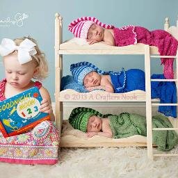 triple doll bed