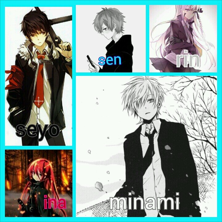 rin,sen,ina,minami,#single seyo #taken just get to know us!!