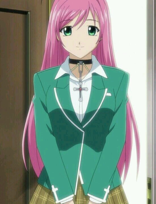 Oh, hello! My name is Moka Akashiya!~ I'm a former student at the @YokaiAcademy! I'm not supposed to say this.. but I'm a Vampire! Please, don't touch my Seal!