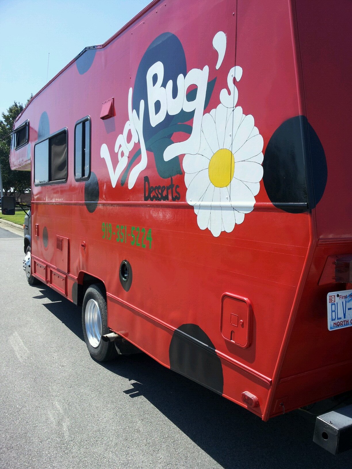Desssrt truck featuring home baked  treats....just like home