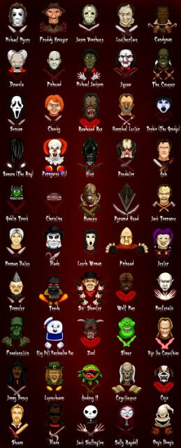 Jailed account for @horror_icons