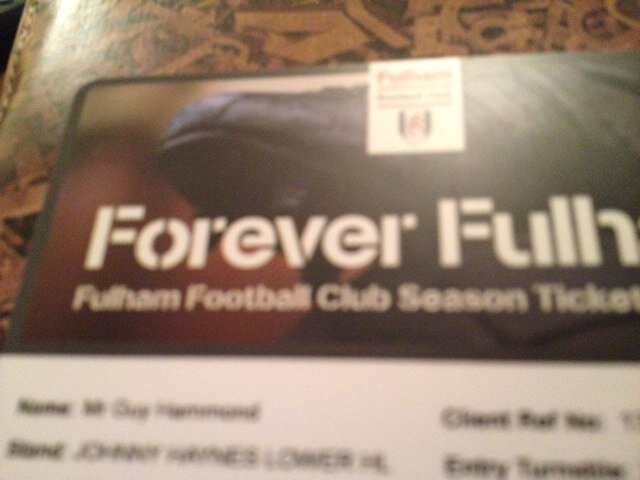 Ffc season ticket holder and 45 year old lifelong fan. Vw enthusiast