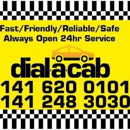 Glasgow's Newest Private Hire Company. 

Book now. 

Dialacab1@live.co.uk