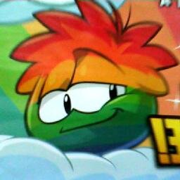 eu amo cp e adoro puffles