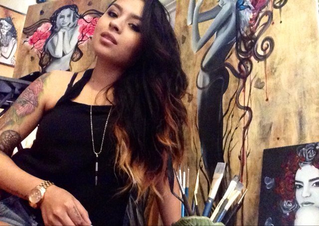 L.A Based Artist Self Taught Email ibeliveart@yahoo.com