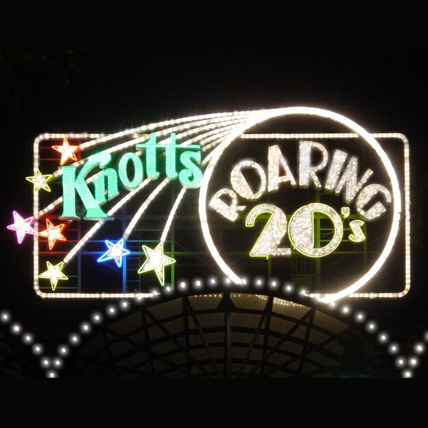 knottsafterdark's profile picture. When the sun goes down at Knott’s Berry Farm, the park comes alive with multicolored lights!