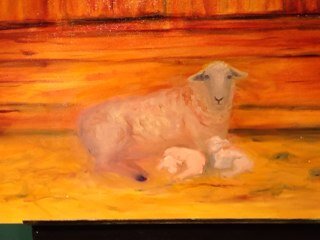 I mostly work in stoneware clay and some raku.  When I'm not in the pottery, I paint or draw. Nature is God's Art and my favorite subjects are sheep!