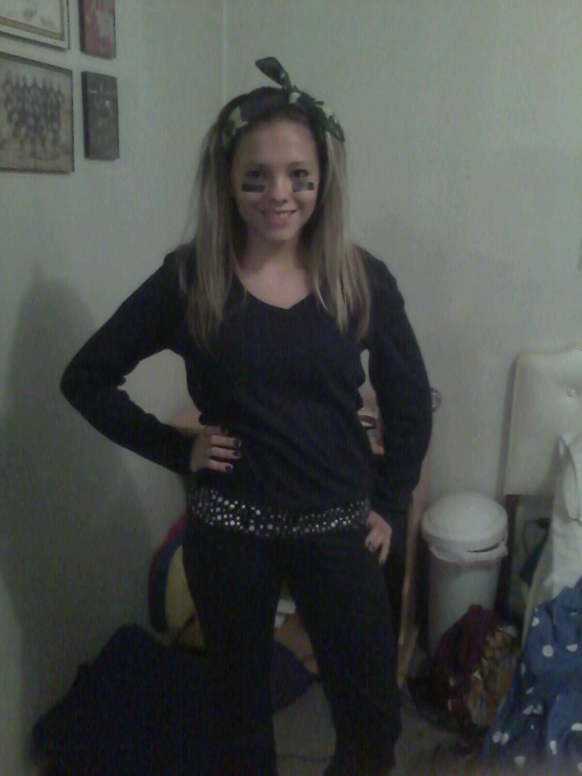 Cheerleader!! :) Go rails! l 12/14/12 /3