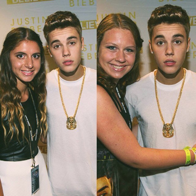 Morgan and Becca supporting the Biebs. 6/24/10, 8/30/10, 12/8/10, 11/28/12, 12/5/12, and met him 7/17/12, 7/15/16, 7/19/16!