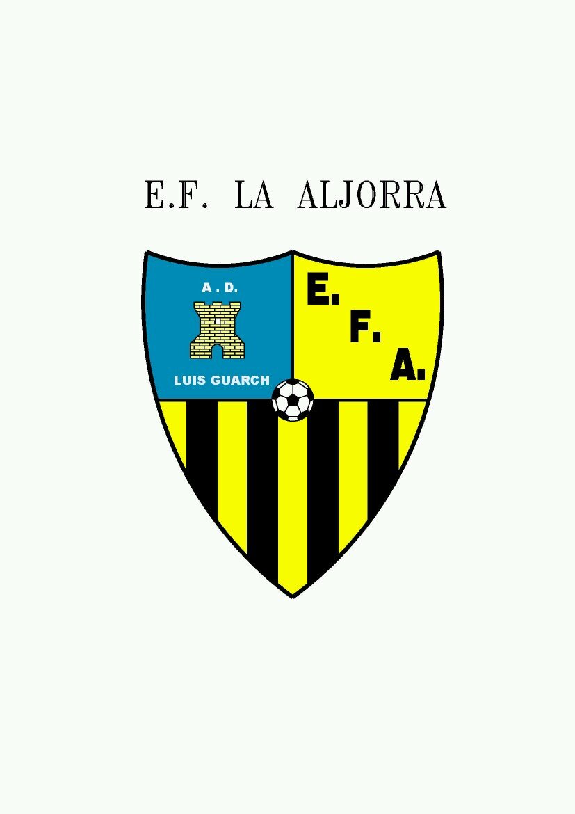 Escuela de Futbol La Aljorra, para esta temporada 2018-2019,  cuenta con 8 equipos en liga local Cartagena y 8 equipos en FFRM.