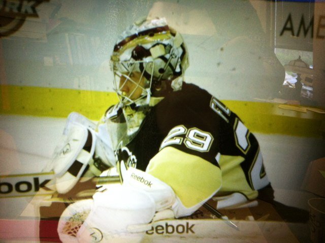 Hockey fanatic with a healthy obsession for the Pens. That says it all.