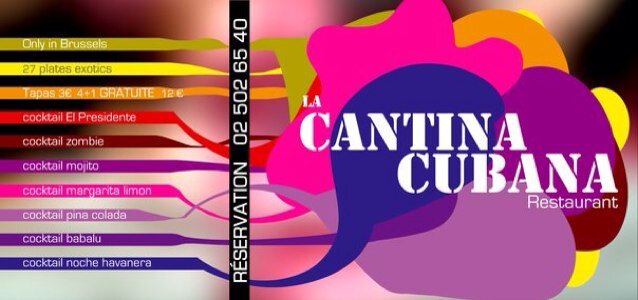 come to know the only Cubain restaurant in Brussels, since 1999. The adresse Rue grands carmes, 6 tel. 02.502.6540 #lacantinacubana