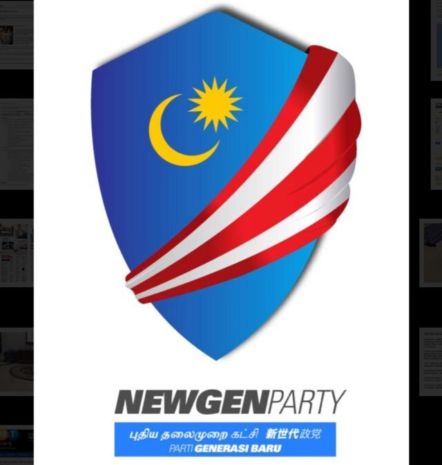 Parti Generasi Baru. Aims to empower the younger generation to lead the struggle in new politics. ROS regd : PPM 0141428082013