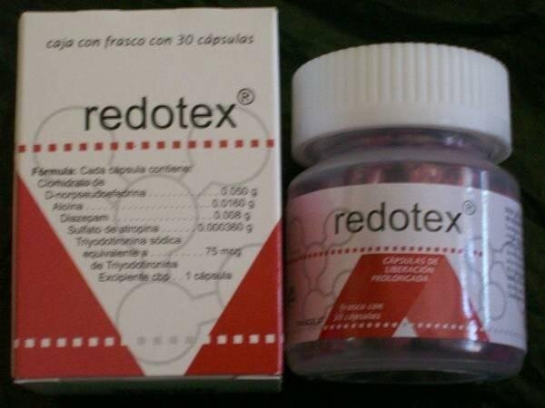 Pastillas para adelgazar redotex nf
