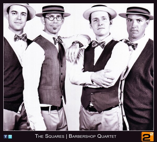 We may be hip, but we're always SQUARE!
#TheSquaresQuartet  | We sing 4 part a cappella harmony for all occasions.