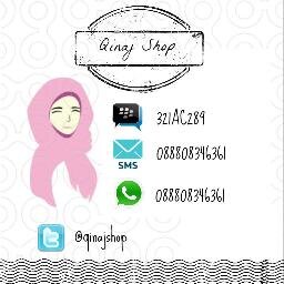 qinajshop's profile picture. Dengan nama Allah:) pin bb: 321ac289. sms: 088808346361. username lama @bellalagente. line: bilqisfr. owner: @bilqisfadhilla. insta: @qinajshop