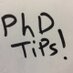 PhD Tips (@dailyphdtips) Twitter profile photo PhD Tips (@dailyphdtips) Twitter profile photo