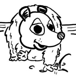 Oat (short for Otis) is a comic by Dave Hussell about a possum who gets in mischief. His best friend is a squirrel named Hobart