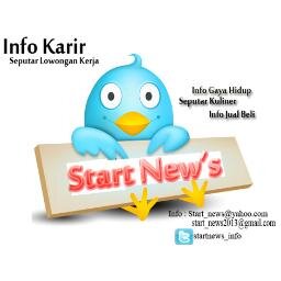 Selamat datang di akun Start News,akan ada banyak info lowongan kerja seputar tangerang kota nd kabupaten. Admin :D