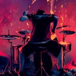 suonerò fino a consumare il pavimento attraverso la potenza che esce dalle mie bacchette #LetsDoARockRevolution #SayStopToTheWar