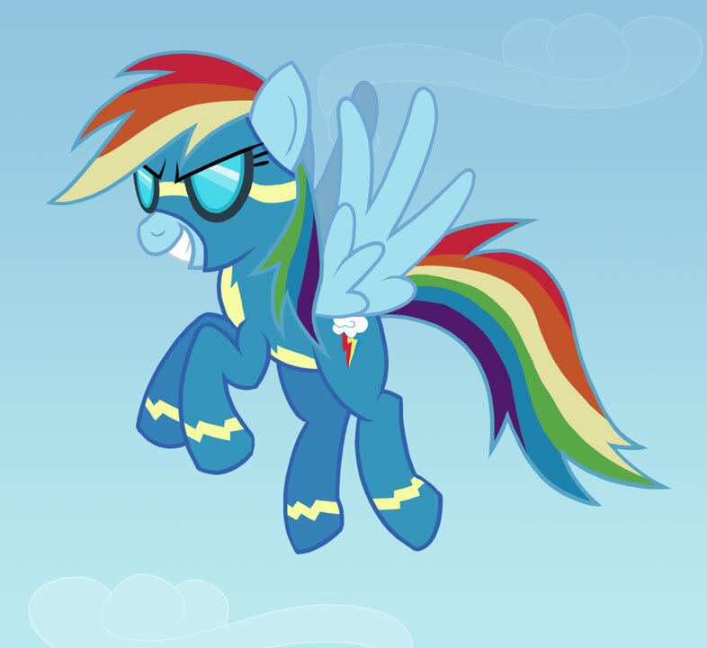 [Girl] If we are saying Rainbow Dash is a lesbian for acticg like a boy doesnt that mean we are gay because we like ponies and thats to girly I luv Soarin High