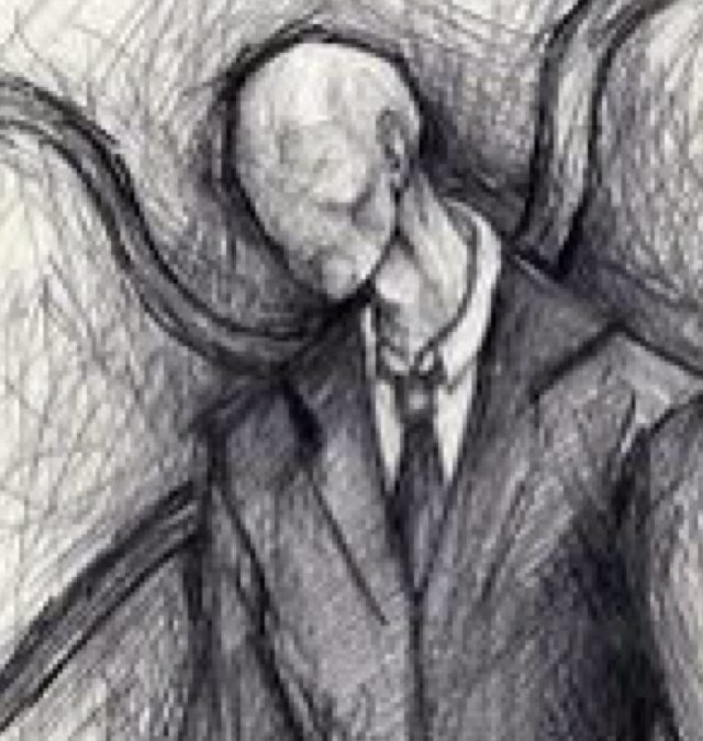 I can smell your fear, a tall faceless man..