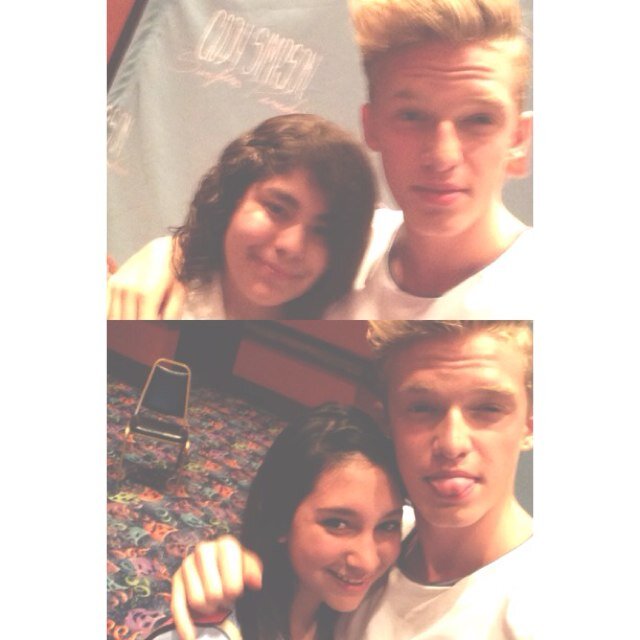 Hello☺our names are Cary & Jocy; we are two girls who love Cody Simpson,& hope he can come to Chicago please follow to get Cody to come. We met Cody 3times(: