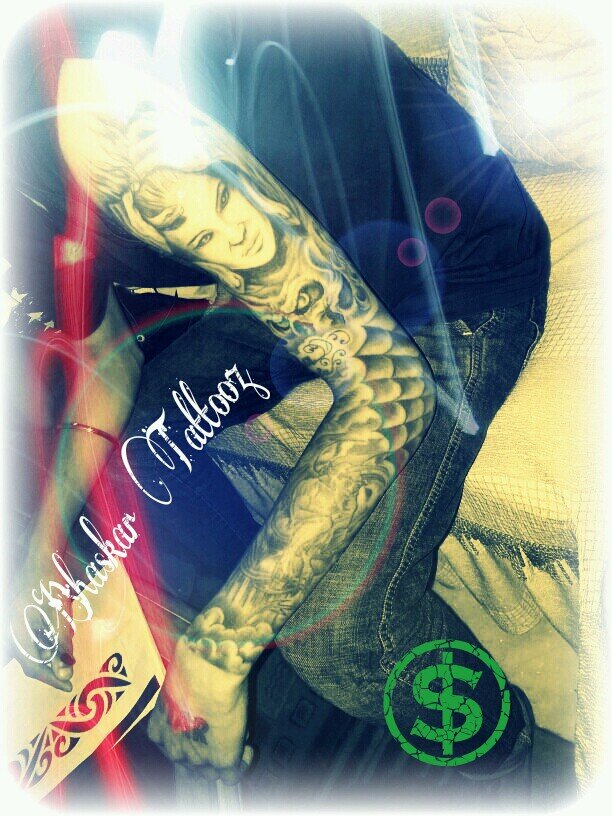 Hey am Tattoo Artists Bhaskar Tattooz  Great Tattoo Artists in Delhi (India) my wish am working in U S A.