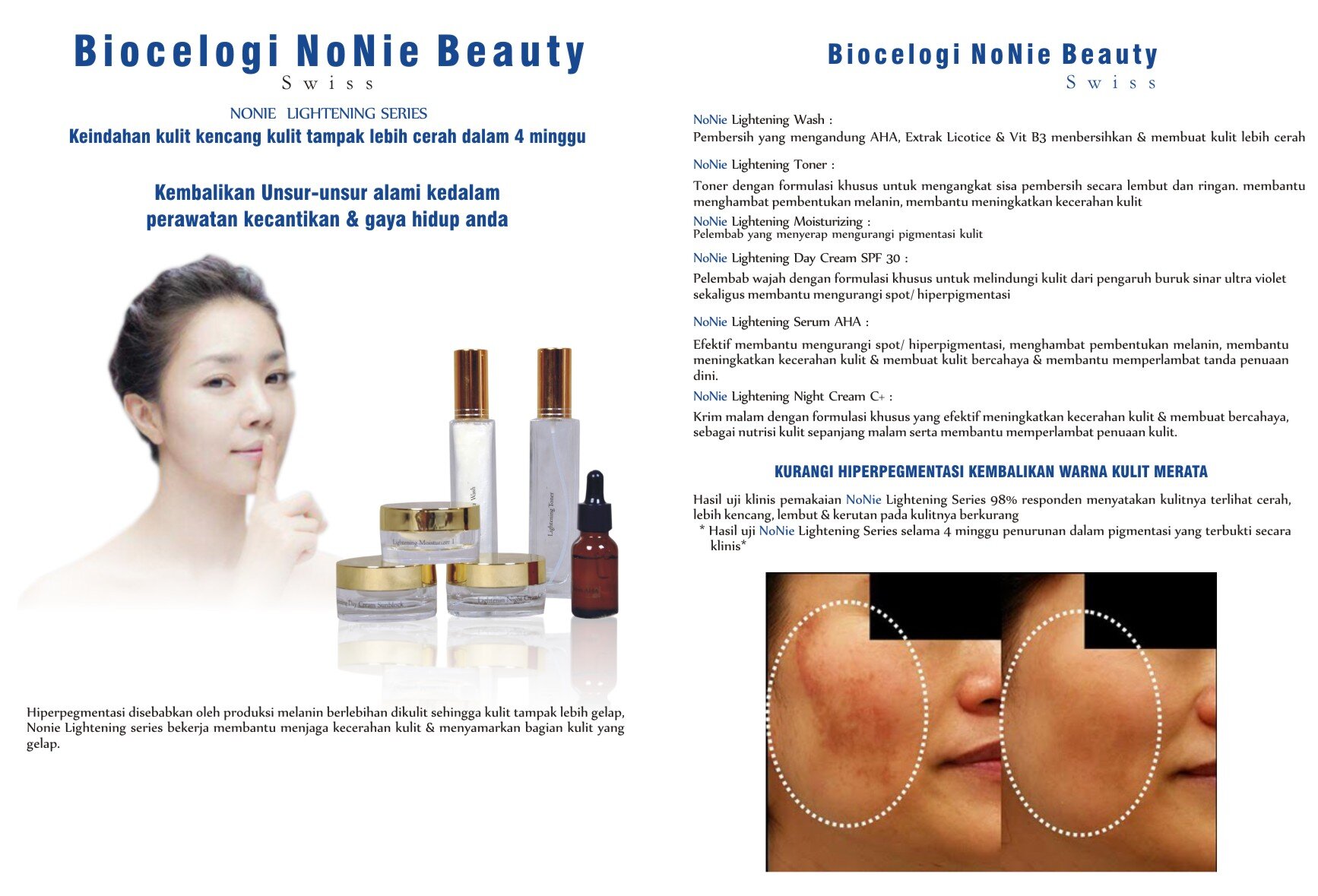 BIOSKIN COSMECEUTICAL & AESTHETICS diawali dari gagasan atau ide yang sederhana : Memberikan solusi bagi wanita untuk tampil cantik alami dengan produk kosmetik