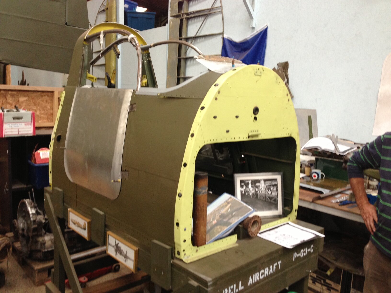 Wings Museum P-63 King Cobra restoration project