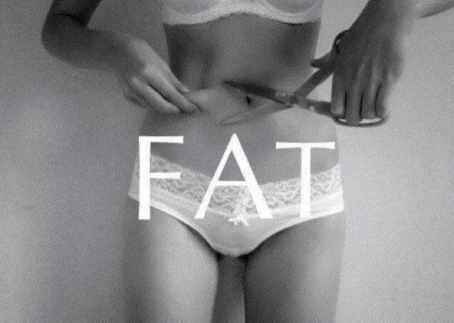 I don't want to eat. I can't eat. I'm fat. I'm not hungry.
