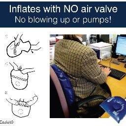 New #inflatable #Backrest Travel #Cushion #Pillow. Unique inflation-no air valve! For Back #Pain #Festivals, #Ramblers, #Camps, #Booster. http://t.co/dlYlckQUQ7